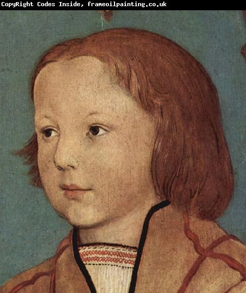 Ambrosius Holbein Portrat eines Knaben mit blondem Haar